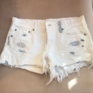Ralph Lauren White Denim Short